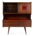 An Italian Walnut Bar Cabinet