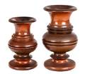 A Pair of Turned Tureen Vases