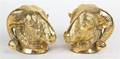 A Pair of Brass Table Ornaments