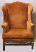 Chippendale style wing chair