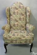 Queen Anne style wing chair