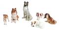 Six Royal Doulton Dog Figures