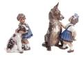 Two Dahl Jensen Copenhagen Figural Groups
