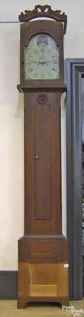 Pennsylvania cherry tall case clock