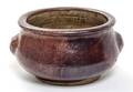 A Brown Glazed Stoneware Censer