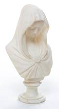A Continental Alabaster Bust