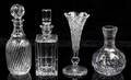 Two Cut Glass Decanters