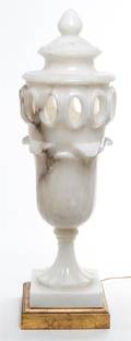 An Alabaster Lamp