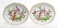 A Pair of Derby Porcelain Ornithological Low Bowls