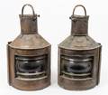 Two Scottish Boat Lanterns