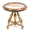 An Aesthetic Giltwood Onyx Low Table