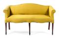 A Sheraton Style Mahogany Settee