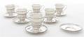 A Set of Six American Silver Demitasse Cups