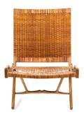 A Hans Wegner Walnut Side Chair