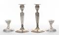 A Pair of American Silver Candlesticks