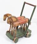 A Victorian Style Childs Push Cart