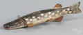 Carved and painted fish decoy
