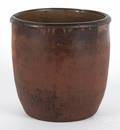 Redware crock