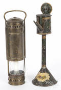 Brass miners lamp