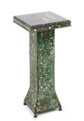 Riviere Studios Grapevine Slag Glass Pedestal