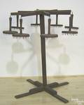 Carved candle drying rack 19th c