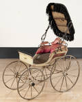 Victorian painted stroller
