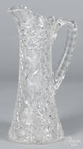 Brilliant cut glass pitcher