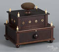 Mahogany sewing box