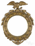 Gilt convex mirror