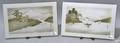 Pair of Japanese porcelain plaques