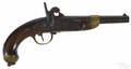 French percussion single shot pistol