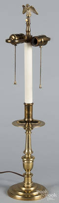 Colonial Williamsburg brass table lamp