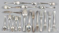 Coin and sterling silver flatware