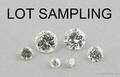 Grouping of sixteen unset round brilliant and similar cut diamonds ranging from approx 001ct to a pair that are approx 100ct each