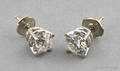 Diamond stud earrings