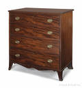 Hepplewhite mahogany chest of drawers
