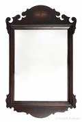 Chippendale style mahogany mirror