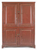 Pennsylvania painted pine cupboard
