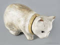 Chalkware cat nodder