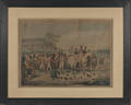 Two lithograph hunt scenes