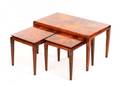 Set of Three Signed Galle Nesting Tables