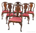 Set of six Berkey  Gay mahogany dining chairs