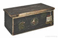 New England painted basswood blanket box