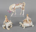 Four Cybis porcelain figures