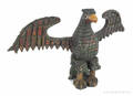 Contemporary carved and painted eagle