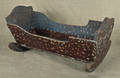 Pennsylvania painted pine doll cradle