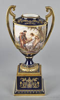 Royal Vienna porcelain urn