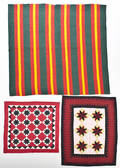 Two contemporary pieced youth quilts