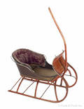 Painted childs sleigh