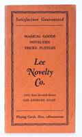 Lee Novelty Co Magical Goods Los Angeles ca 1930s